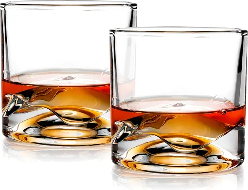Vista 23 de LIITON Denali Mountain Old Fashioned - Vasos de whisky (2 unidades), regalo
