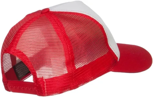 Vista 4 de Ash Ketchum Poke Ball Gorra de malla bordada Blanco rojo