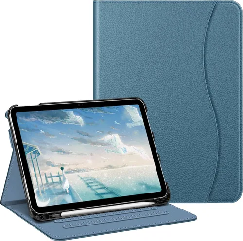 Vista 44 de Fintie Funda tipo libro para iPad (A16) de 11ª generación de 11 pulgadas Negro