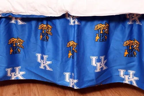 Vista 32 de College Covers Everything Comfy Nebraska Cornhuskers - Falda de cama con volantes, tamaño individual