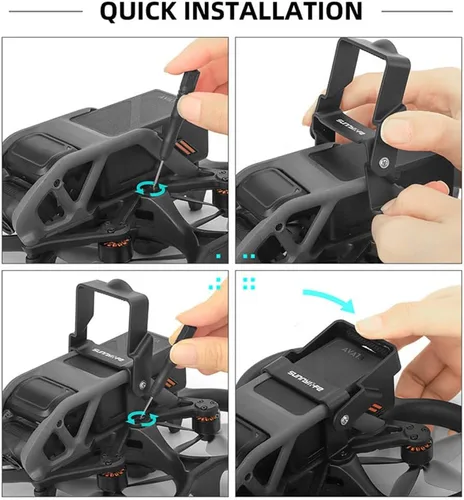 Vista 7 de Cubierta de protección de batería para DJI Avata Drone Hebilla de batería Anti-Suelta Fixer Soporte de Clip de Batería Accesorios Quadcopters