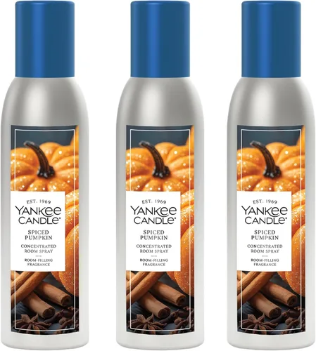Vista 6 de Yankee Candle Ambientador Concentrado en Aerosol para Habitaciones, Eliminador de Olores para el Hogar, Baño, Manzana y Calabaza, 1.5 Oz