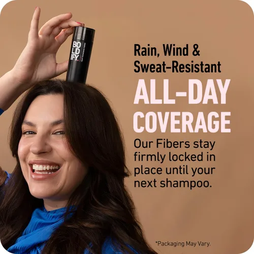 Vista 5 de Boldify Build & Conceal Bundle - Fibra capilar y polvo de línea capilar (rubio oscuro): espesante indetectable para cabello fino, retoque
