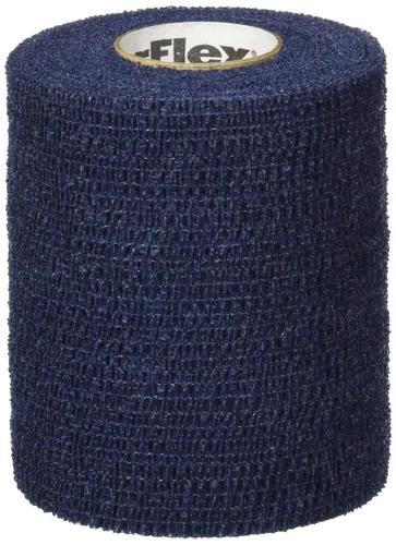Vista 5 de 12194 PowerFlex Cinta autoadhesiva, cinta atlética, azul marino, 1 pulgada, paquete de 48