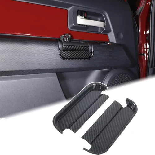 Vista 8 de Aunginsy Organizador de almacenamiento para manija de puerta de automóvil, compatible con Toyota FJ Cruiser 2007-2021, manija de puerta delantera