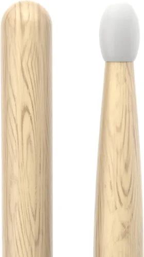 Vista 4 de ProMark Baquetas de batería Classic Attack 747B Shira Kashi Oak Baquetas, punta ovalada de nailon, un par