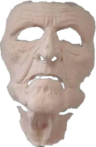 Vista 2 de Haggis Old Witch Hag Mask Foam Latex Protésica Grado Profesional Theater Appliance, Carne