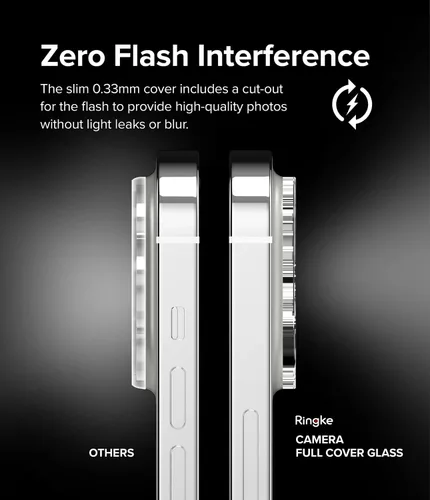 Vista 6 de Ringke Paquete de 3 lentes de cámara compatibles con iPhone 14 Pro Max y iPhone 14 Pro, vidrio templado
