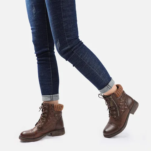 Vista 2 de STQ - Botas de combate para mujer