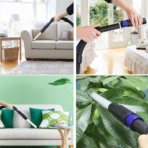 Vista 2 de Herramienta de extensión flexible compatible con aspiradora Dyson V11 V10 V8 V7 con accesorio de liberación rápida, convertidor de adaptador