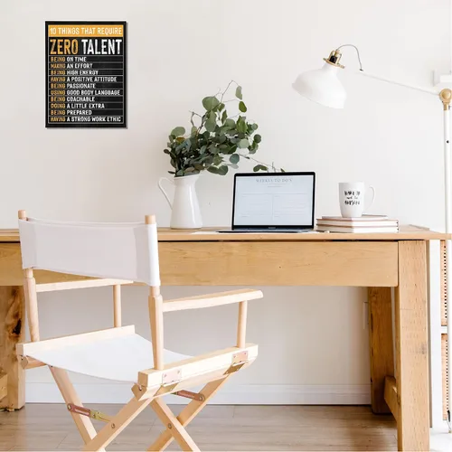 Vista 4 de BIWSHA Decoración de oficina, decoración de pared motivacional para oficina, citas inspiradoras, arte de pared para hombres y mujeres, pinturas