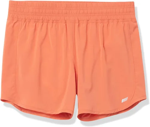 Vista 7 de Tienda Essentials Pantalón corto de correr tejido elástico de 4 pulgadas para mujer