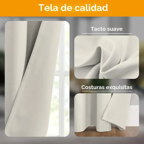 Vista 3 de Cortinas divisoras de habitación con rieles de techo flexibles, cortinas opacas para sala/dormitorio, cortinero de techo, paneles divisores