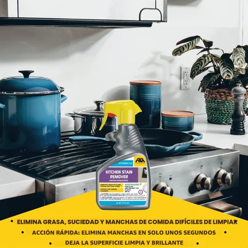 Vista 5 de FILA Surface Care Solutions, KITCHENKARE, limpiador desengrasante resistente para cocina, parrilla, horno, chimenea; limpiador de barbacoa