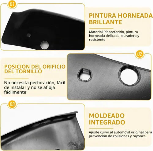 Vista 7 de TENGBASE Protector divisor delantero para 2015-2023 Dodge Charger, alerón de repuesto compatible con acabados SRT 392/Scat Pack/RT/GT (negro)