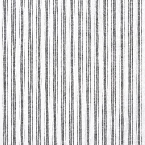 Vista 6 de VHC Brands, Sawyer Mill - Almohada de rayas con volantes, color negro, 14 x 22 pulgadas