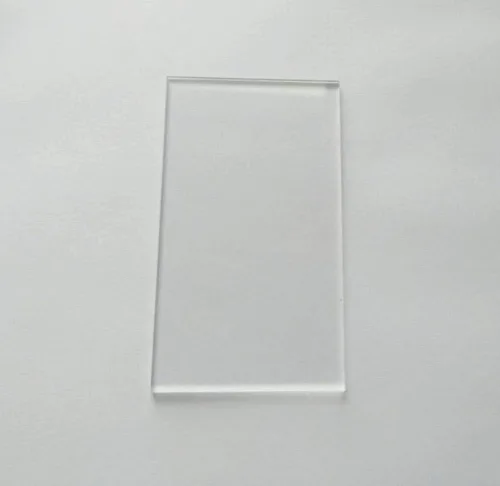 Vista 3 de Hoja rectangular de acrílico transparente brillante, material de tarjeta rectangular de acrílico transparente, mosaico rectangular para manualidades