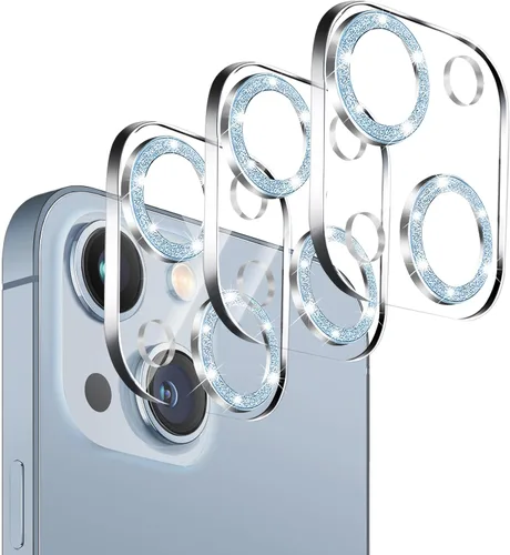 Vista 10 de Dengduoduo Paquete de 3 protectores de lente de cámara para iPhone 13 de 6.1" y iPhone 13 Mini de 5.4", vidrio templado, Ultra HD, dureza 9H Todo