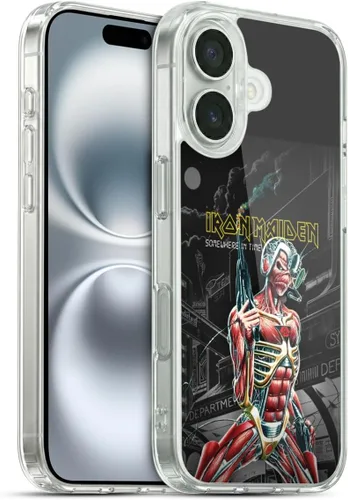 Vista 251 de Head Case Designs Funda de gel suave con licencia oficial de Iron Maiden Brave New World, compatible con Apple iPhone 7 Plus/iPhone 8 Plus Nuevo