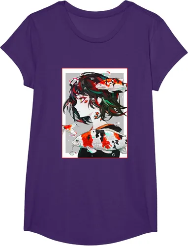 Vista 15 de Camiseta de anime anime japonés estético Otaku Negro
