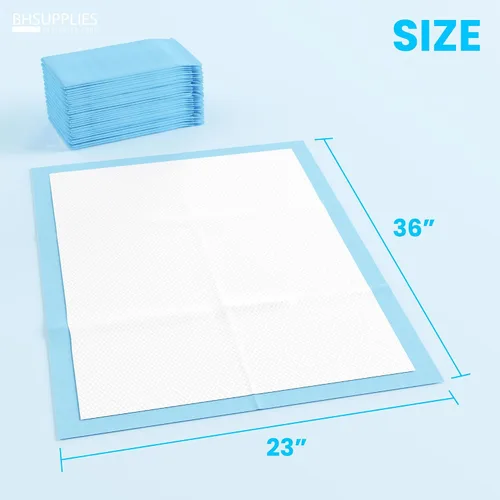 Vista 2 de BH Supplies Disposable Underpads - 23 x 36 inches (50 Count) (Pack of 2)
