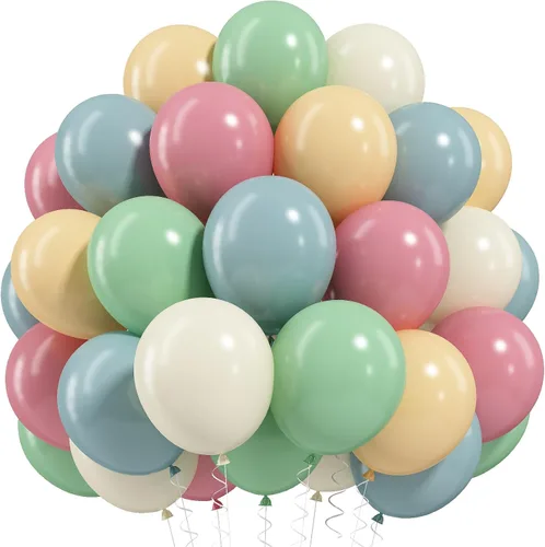 Vista 11 de Globos verdes y negros, globos metálicos de 12 pulgadas, color plateado, verde, arena, blanco y negro, globos de fiesta de fútbol, helio, globos