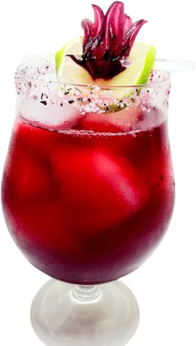 Vista 7 de Wild Hibiscus Flakes de sal piramidal de flores, 3.5 onzas