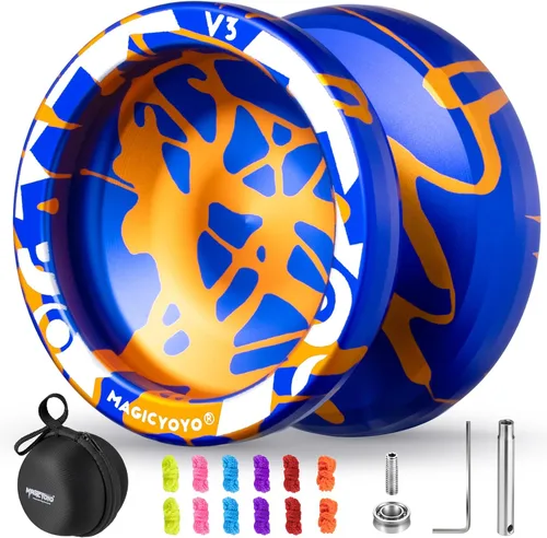 Vista 17 de MAGICYOYO V3 Yoyo para niños de 8 a 12 años o más, Yoyo profesional sensible con doble función, yoyo profesional para adultos con 12 cuerdas