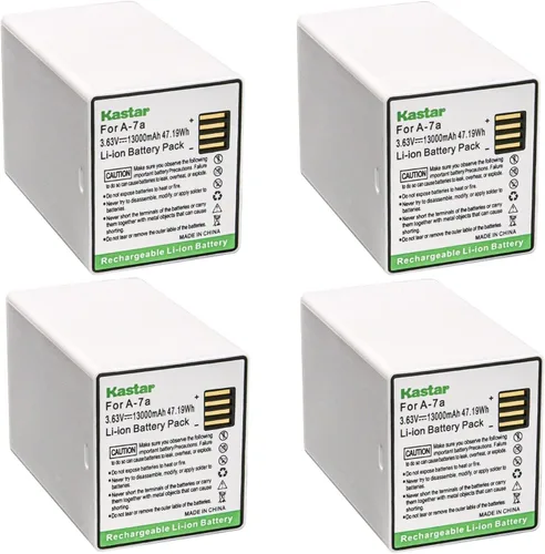 Vista 6 de Kastar Batería de repuesto de 3.63V 13000mAh para Arlo A7 A-7a, A14 A-14a, 308-50019-02, 308-50034-01, batería 1INR19/66-4, Arlo FB1001 FB1001W