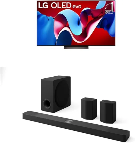 Vista 21 de LG OLED evo serie C4 televisor inteligente 4K de 42 pulgadas con procesador AI y Alexa integrado, pantalla plana con control remoto Magic
