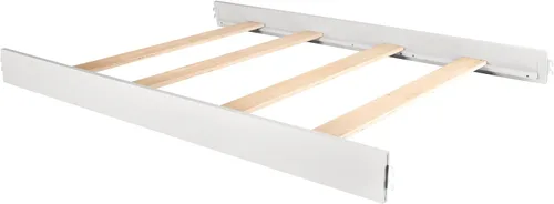 Vista 8 de Evolur Rieles de conversión de cama de tamaño completo, cunas diseñadas y probadas, construcción de madera dura duradera con listones de colchón