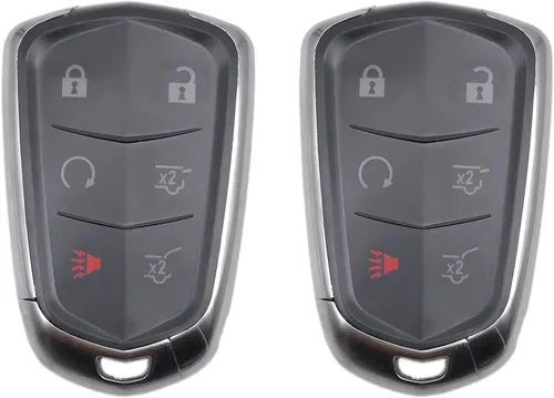 Vista 7 de Funda de repuesto para llavero de 6 botones para Cadillac Escalade ESV CT6 sin llave remota