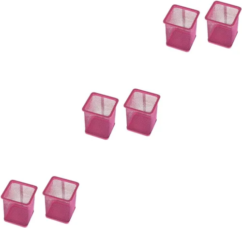 Vista 8 de STOBOK 6 piezas de soporte para pinceles de arte, portalápices, tazas, bolígrafos, recipiente, organizador de lápices, organizador de bolígrafos