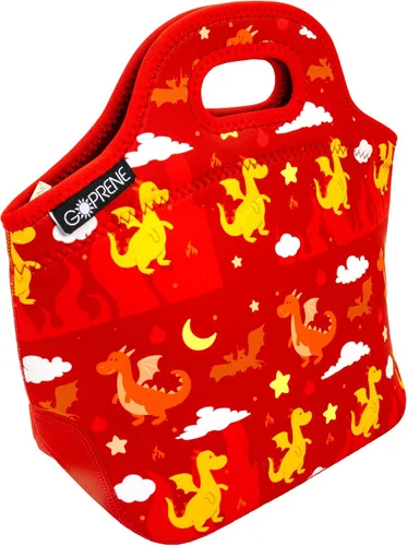 Vista 9 de Bolsa de almuerzo para niños con aislamiento de neopreno para niños, se adapta a la lonchera Bento Box y Thermos verde para niños pequeños