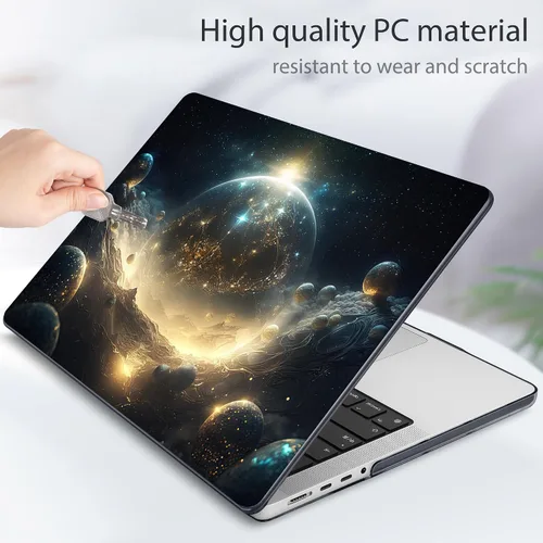 Vista 6 de Funda Tuiklol para MacBook Pro 16 M5 2026, 2025, 2024, 2023, 2022 y 2021, A3429/A3428/A3403/A3186/A2991/A2780/A2485 with Retina Display Touch ID