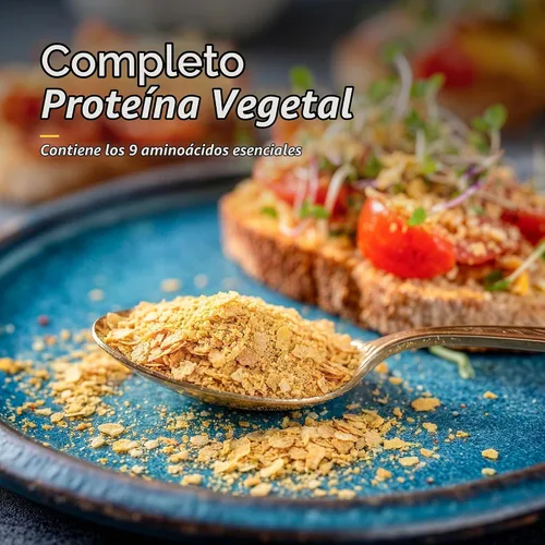 Vista 5 de Sari Foods Copos de levadura nutricional de 8 onzas, sazonador nutricional no fortificado para levadura superalimento, proteínas, sin gluten y sin