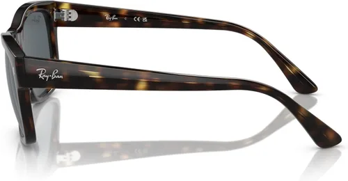 Vista 3 de Ray-Ban Gafas de sol unisex montura negra, lentes verdes, 2.205 in