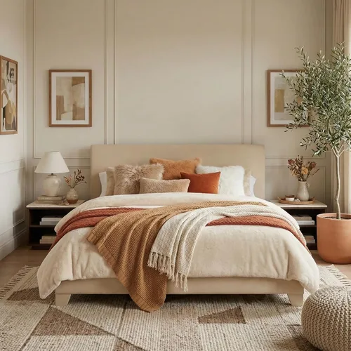 Vista 15 de SHA CERLIN Base de cama tamaño King con cabecera ajustable, plataforma tapizada de piel sintética con listones de madera, base de colchón estable