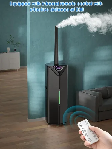 Vista 5 de Humidificadores de 5 galones para dormitorio, habitación grande, 2800 pies cuadrados, humidificadores silenciosos de 19 litros para habitación
