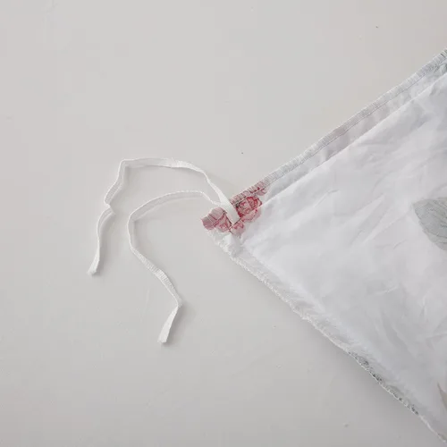 Vista 21 de ABREEZE Juego de funda de edredón tamaño individual con cierre de botón, 100% algodón egipcio, juego de ropa de cama floral de granja, color rosa, 3