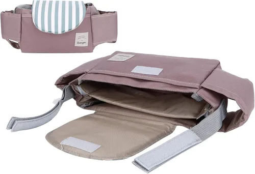Vista 4 de Baby Stroller Organizer, Universal Stroller Cup Holder Storage Bag Baby Strollers Accessory (GsycleoXGO-14)