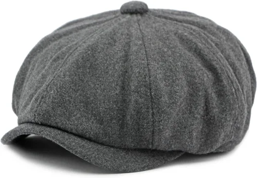 Vista 10 de meioro Hombres 8 Panel Newsboy Cap Vintage Tweed Flat Cap Irish Newsies Hat Gatsby Cabbie Caps Paperboy Classic Winter Hats