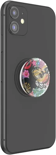 Vista 3 de PopSockets - Agarre para teléfono con soporte expandible, agarre adhesivo, Disney - Mickey Be Kind