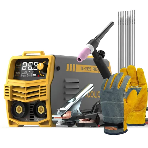 Vista 13 de TOOLIOM 135A Soldador de varilla mini 110V soldador MMA ARC máquina soldadora inversora CC con pantalla digital máquina de soldar portátil