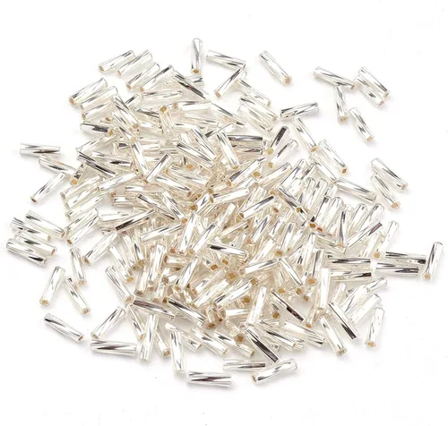 Vista 5 de Craftdady 7000 cuentas espaciadoras trenzadas coloridas metálicas de 0.354 in, cuentas espaciadoras trenzadas para manualidades, collares, pulseras