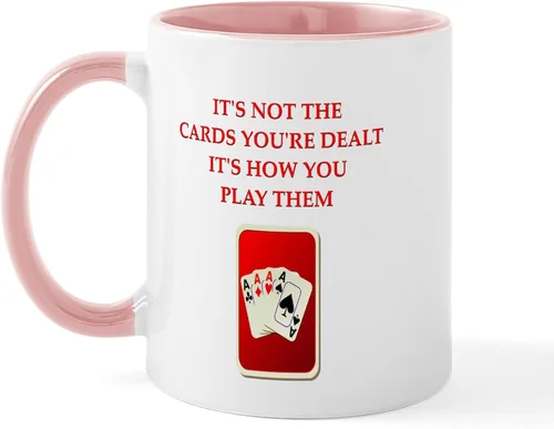 Vista 38 de CafePress Euchre Champ Mugs Taza de café de cerámica de 11 oz (11.0 fl oz)