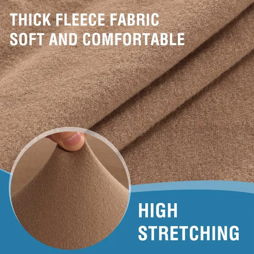 Vista 3 de H.VERSAILTEX Funda para sofá de 3 piezas, funda para sofá biplaza con cojines en forma de T para sofá de 2 cojines, antideslizante, súper elástica