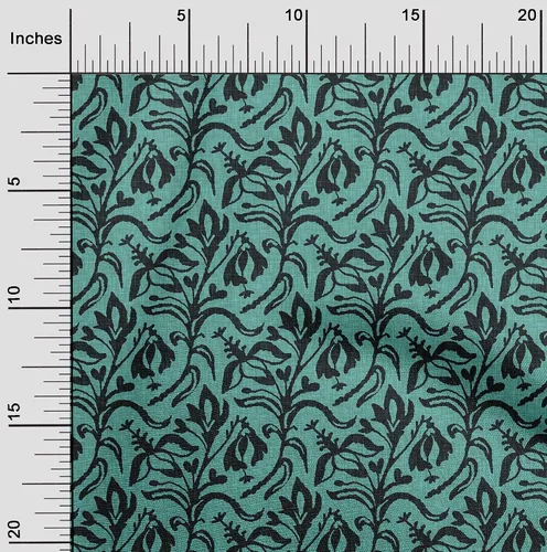Vista 2 de oneOone Cotton Flex - Bloque de tela verde oscuro para costura, proyectos de manualidades, impresiones de tela por yarda, 40 pulgadas de ancho, RC