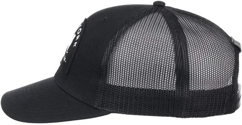 Vista 5 de Local Crowns Gorra Snapback ajustable con parche de ante blanco y negro de Nueva York negronegroblanco, Parche negrogamuza