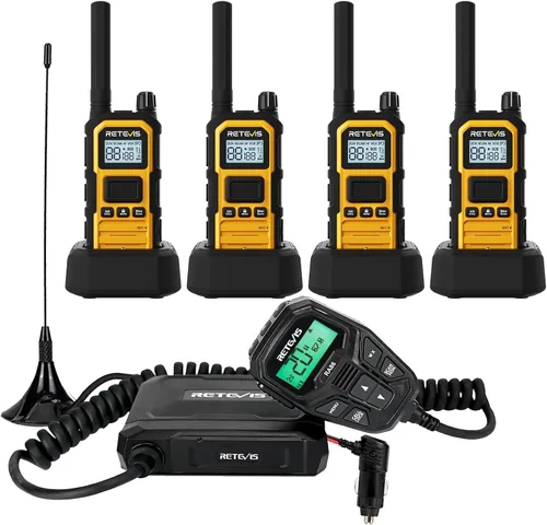 Vista 16 de Retevis RB48PLUS GMRS Walkie Talkies de largo alcance, IP67 impermeable